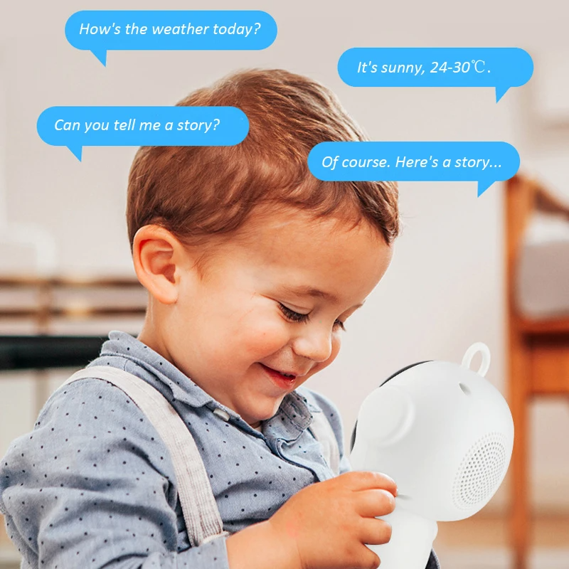 Robot AI thông minh Tuya – Đồ chơi giáo dục sớm WiFi cho trẻ em, nhận dạng giọng nói và tương tác bằng giọng nói, máy học tập giáo dục thông minh - Ảnh 2