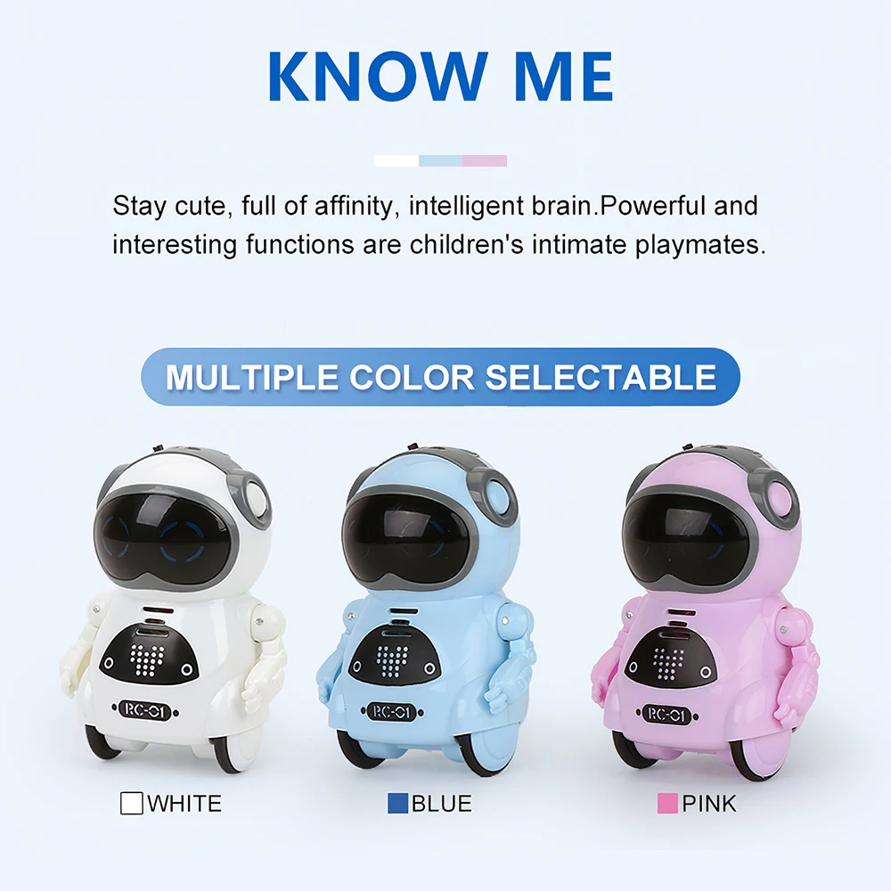 Robot Trẻ Em Có Thể Nói – Tương Tác Hội Thoại, Nhận Diện Giọng Nói, Ghi Âm, Hát, Nhảy và Kể Chuyện – Đồ Chơi Robot Thông Minh Mini - Ảnh 9