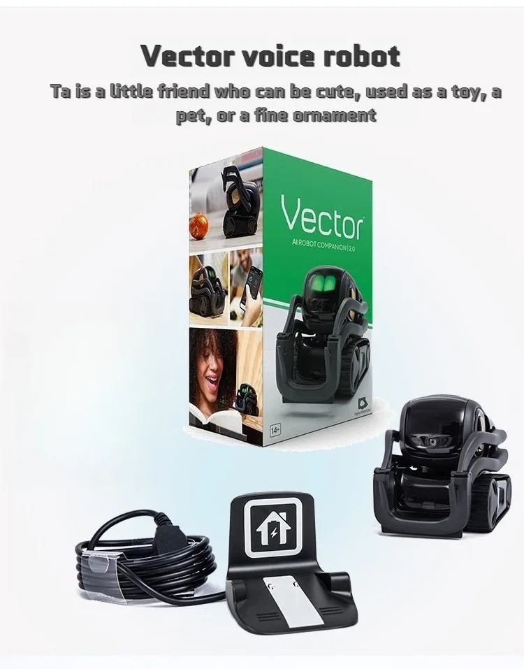 Xe robot thông minh Anki Cozmo Vector 2.0 – thú cưng tương tác AI, điều khiển bằng giọng nói, robot giáo dục – học tập cho trẻ em, quà tặng Giáng Sinh. - Ảnh 9